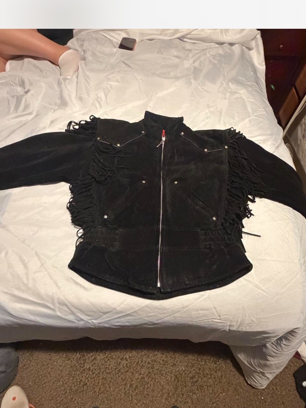 Harley Davidson fringe coat